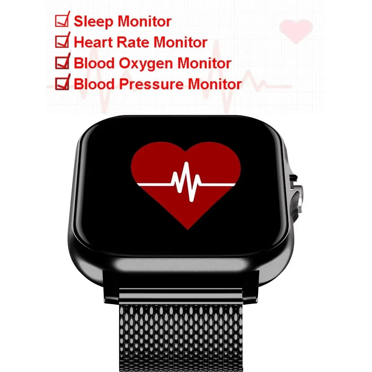 1.83" Smart Watch – Bluetooth Calls, Fitness & Sleep Tracker