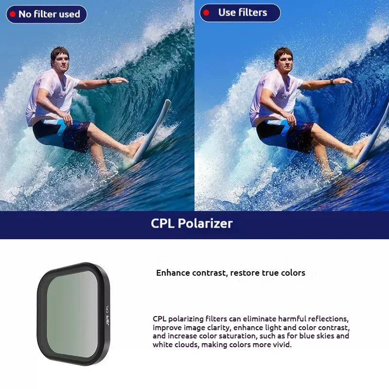 JSR Optical Glass Filters for Insta360 Ace Pro/Pro2 – CPL UV ND