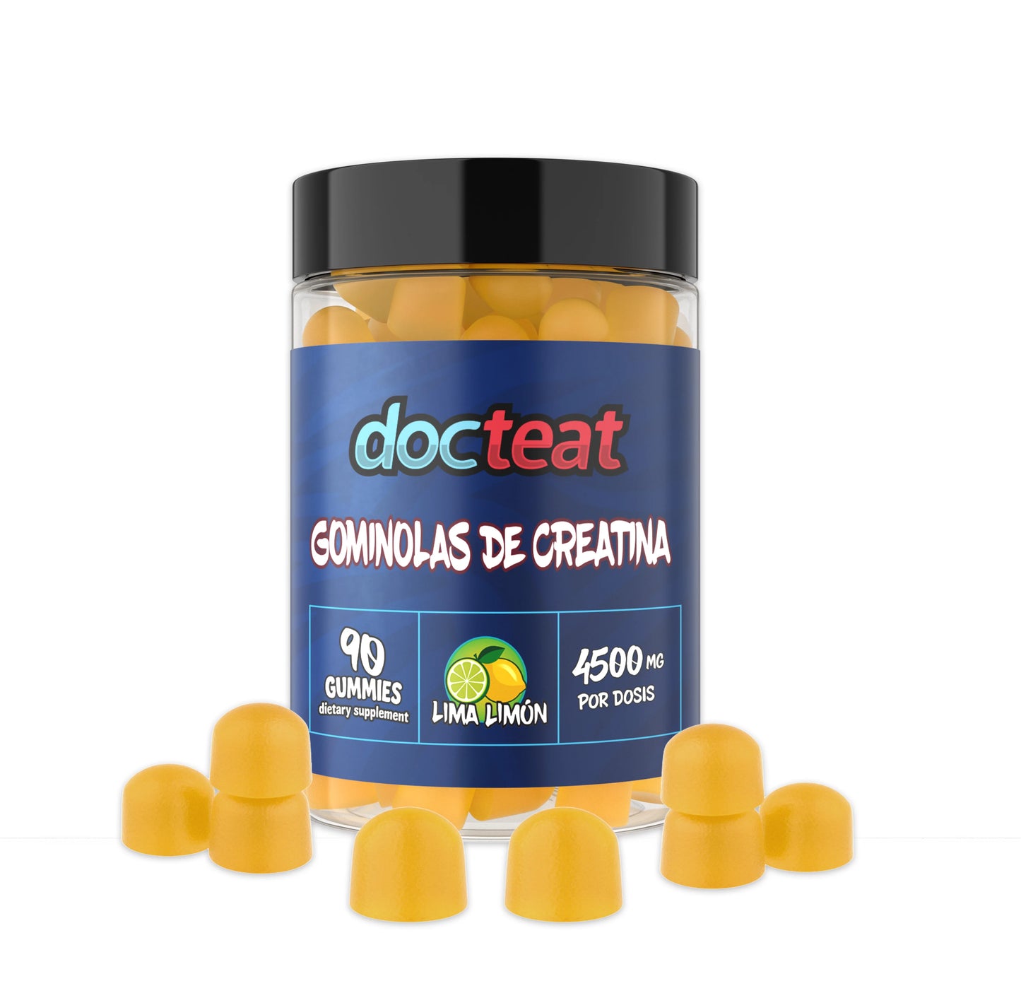 Creatine Monohydrate Gummies 4500mg Lime Lemon | 90 Count