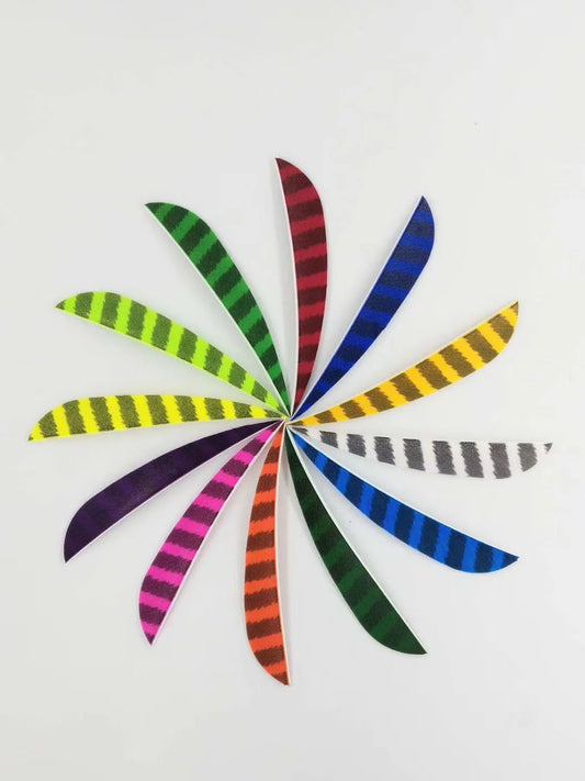 5-Inch Turkey Feather Arrow Fletchings Natural DIY Archery Peaceful Pleasures Health and Wellness