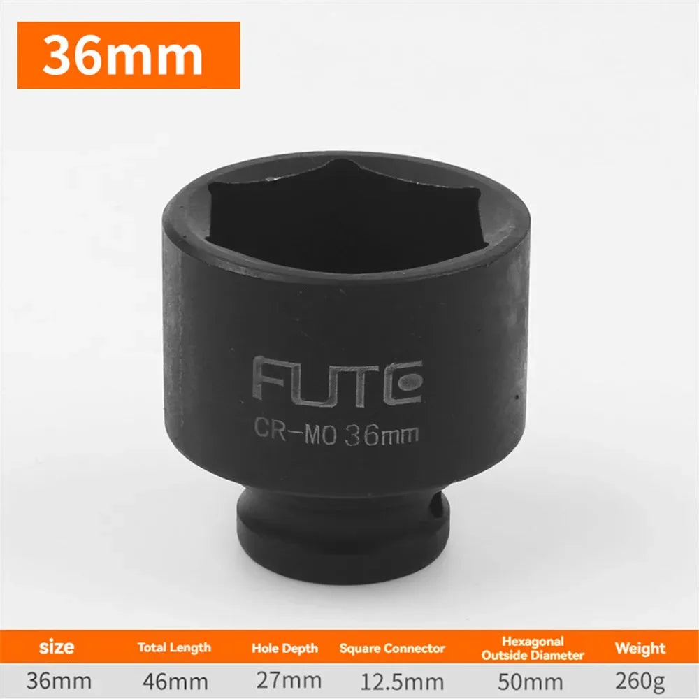1/2" Drive Impact Socket Square to Hex Adapter | Cr-V Steel
