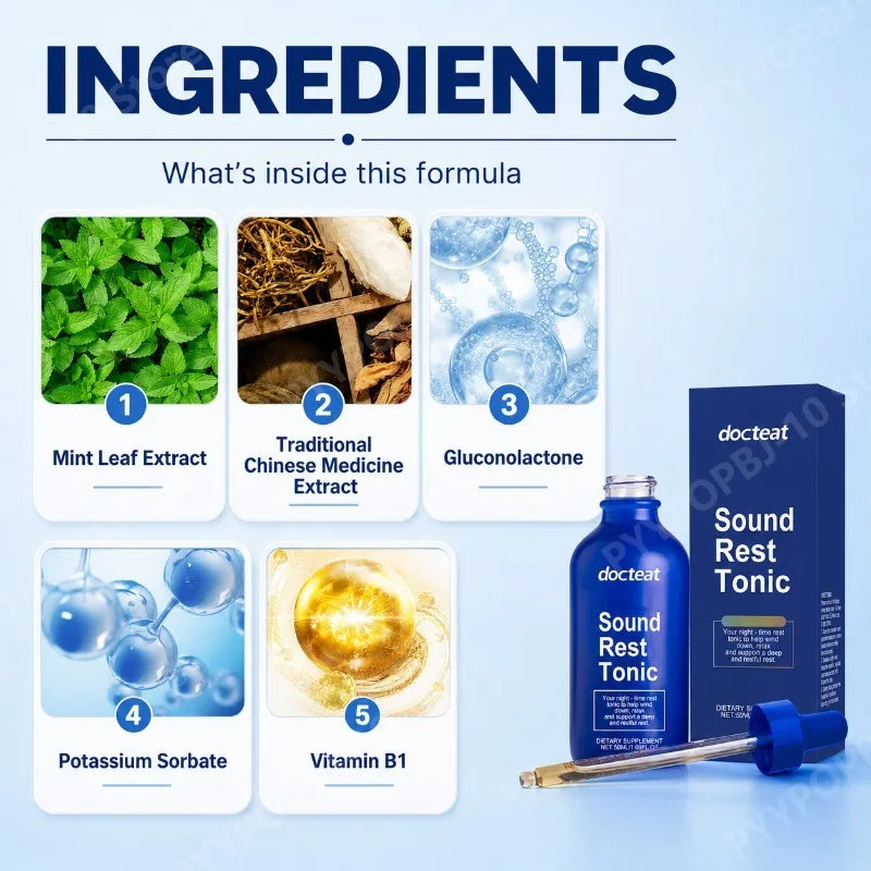 Botanical Sleep Support Liquid Drops – Nighttime Rest 50ml