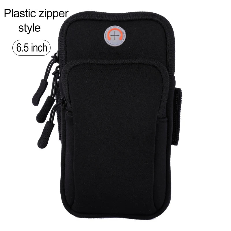 Mobile Phone Armband mp3/mp4 Bags iPhone 14 Pro Max Case For iphone11 Sports Bag For Mobile Multifunction Running Accessories Peaceful Pleasures Health and Wellness Black(6.5inch)