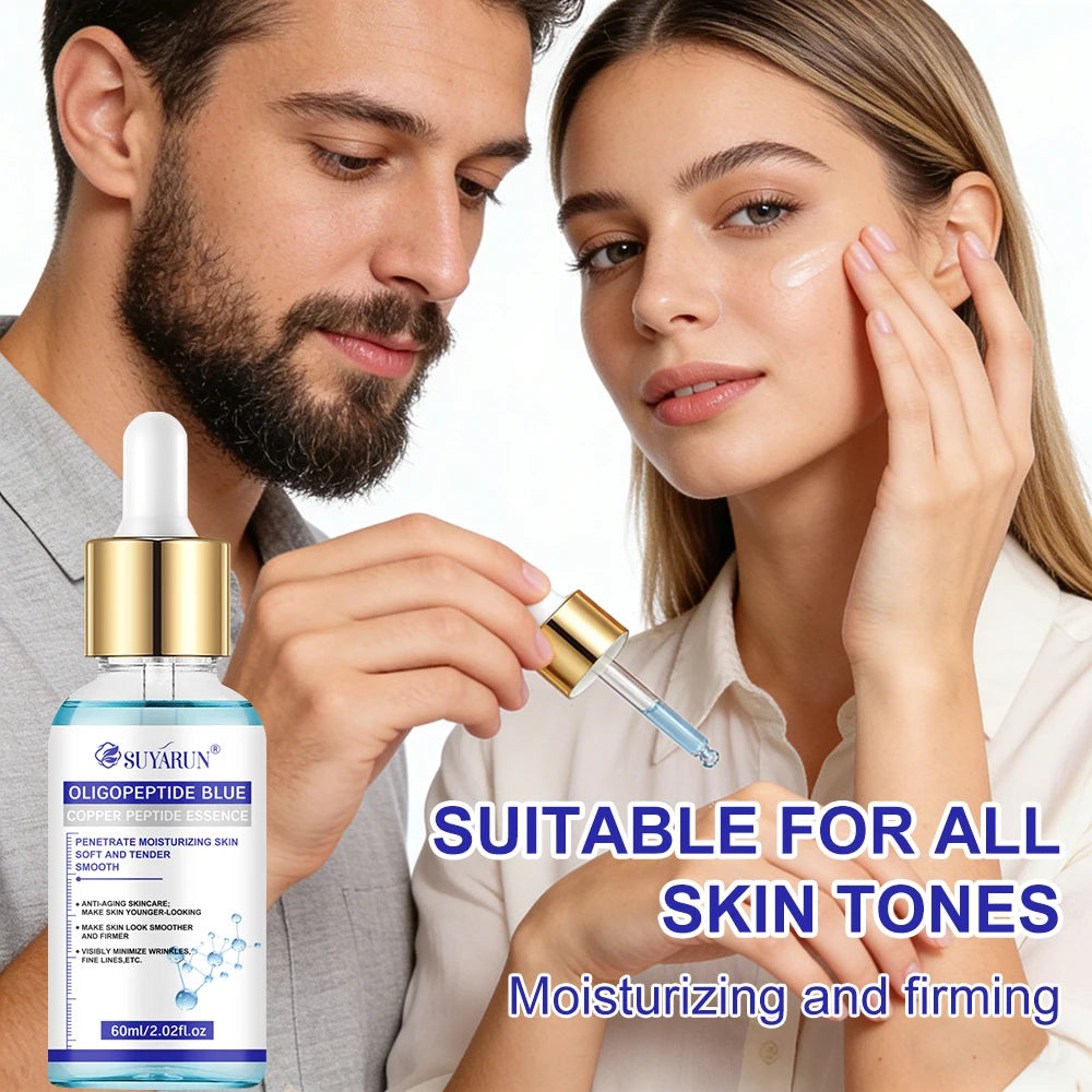 COPPERPEPTIDE ESSENCE Lifts and firms facial contours, evens skin tone, provides 48H hydration, easily absorbed and non-greasy. Peaceful Pleasures Health and Wellness
