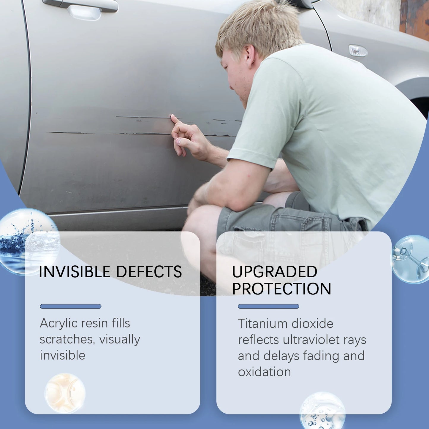 RayHong Car Scratch Repair Pen – Anti-Rust & Waterproof DIY Fix