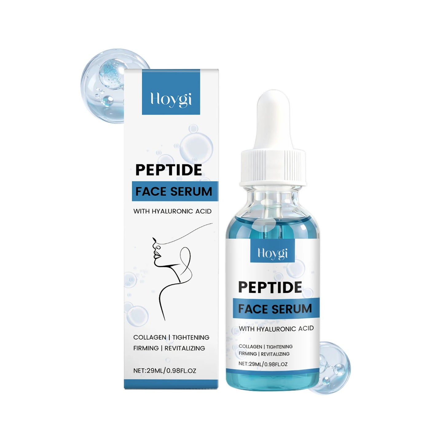 Korean Copper Peptide Serum – Hyaluronic Acid & Collagen 29ml