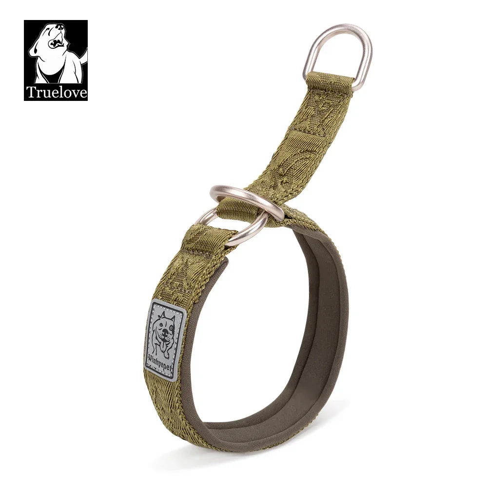 TRUELOVE Pet Collar Nylon Webbing P-chain Explosion-proof Neoprene Padding Pets Running Training Large Medium Small Dogs YC1851 Peaceful Pleasures Health and Wellness