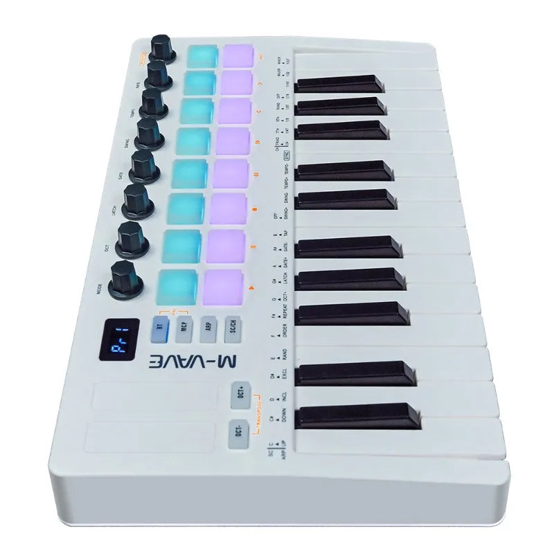 M-VAVE SMK- 25 Key MIDI Keyboard Controller 16 RGB Drum Pads