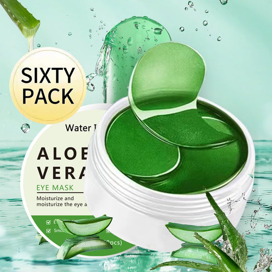 Aloe Vera Collagen Eye Masks 60pcs | Moisturizing & Firming Eye Mask Patches Peaceful Pleasures Health and Wellness