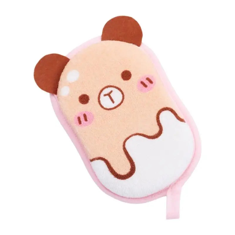 Cartoon Baby Bath Sponge | Soft & Gentle for Newborns 0–3Y