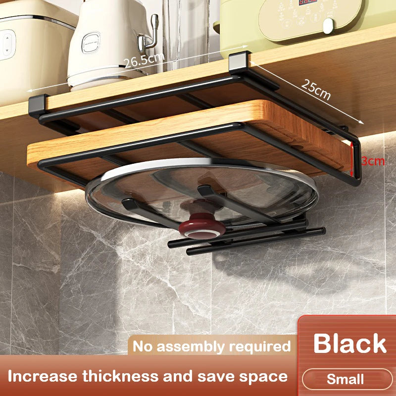 Under Cabinet Basket Storage Shelf & Organizer Rack – Kitchen, Office & Bathroom