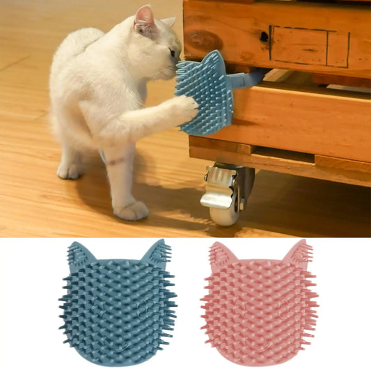 Cat Corner Scratcher Corner Scratchers for Indoor Cats with Catnip Pet Self-Grooming Face Massager for Furniture Protection Cage Peaceful Pleasures Health and Wellness