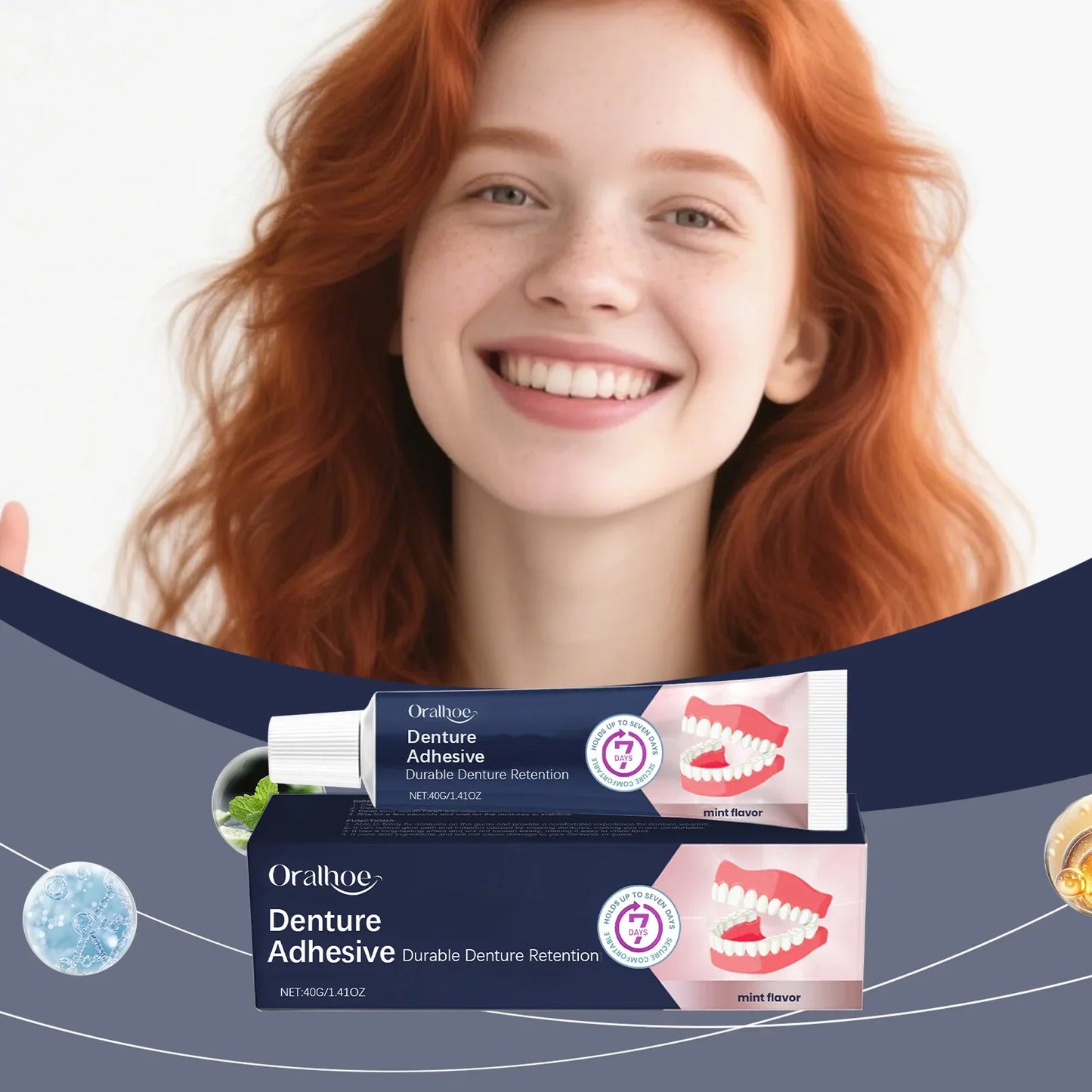 Denture Adhesive – Natural Secure Hold for Dentures