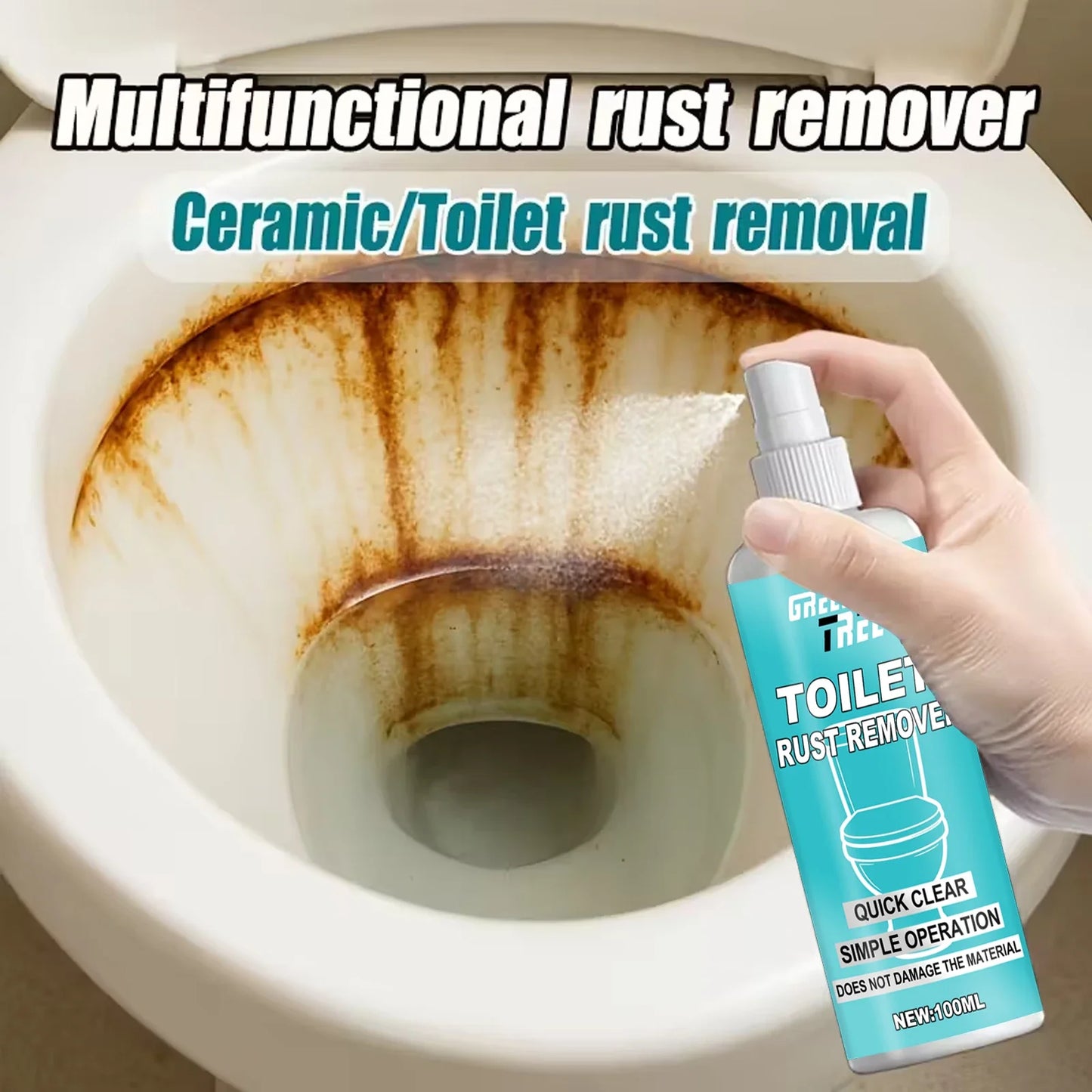 Heavy-Duty Ceramic & Toilet Rust Eliminator Cleaner