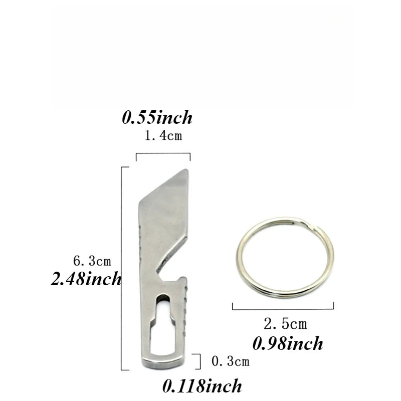 Multifunctional Pocket Tool & Bottle Opener | Outdoor EDC Pocket Multi-Tool Peaceful Pleasures Health and Wellness