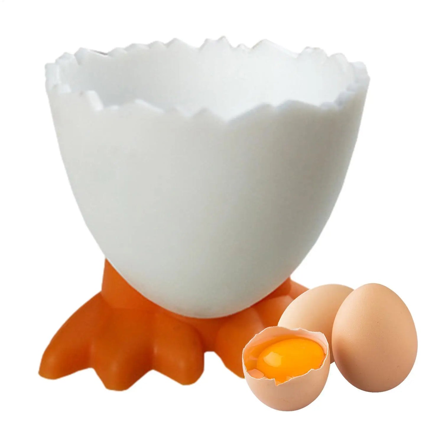 Chicken Feet Egg Cup Holder – Cute Boiled Egg Stand for Kitchen