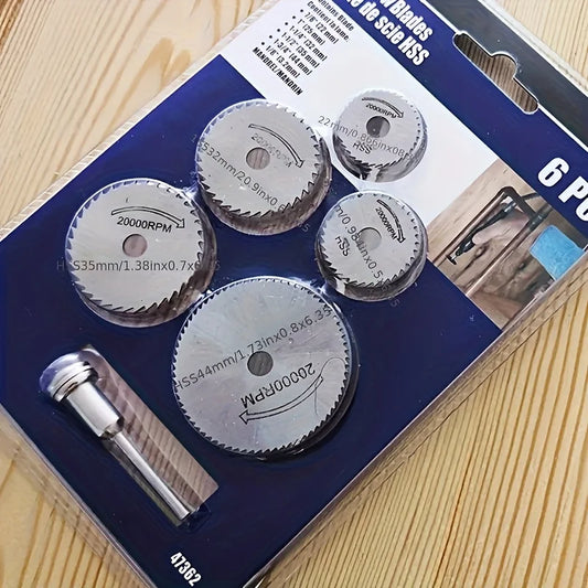 Speed Steel Circular Saw Blade Hss Cutting Disc Rotating Drilling Peaceful Pleasures Health and Wellness 6pcs