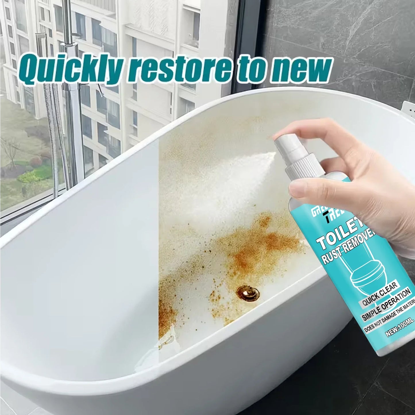 Heavy-Duty Ceramic & Toilet Rust Eliminator Cleaner