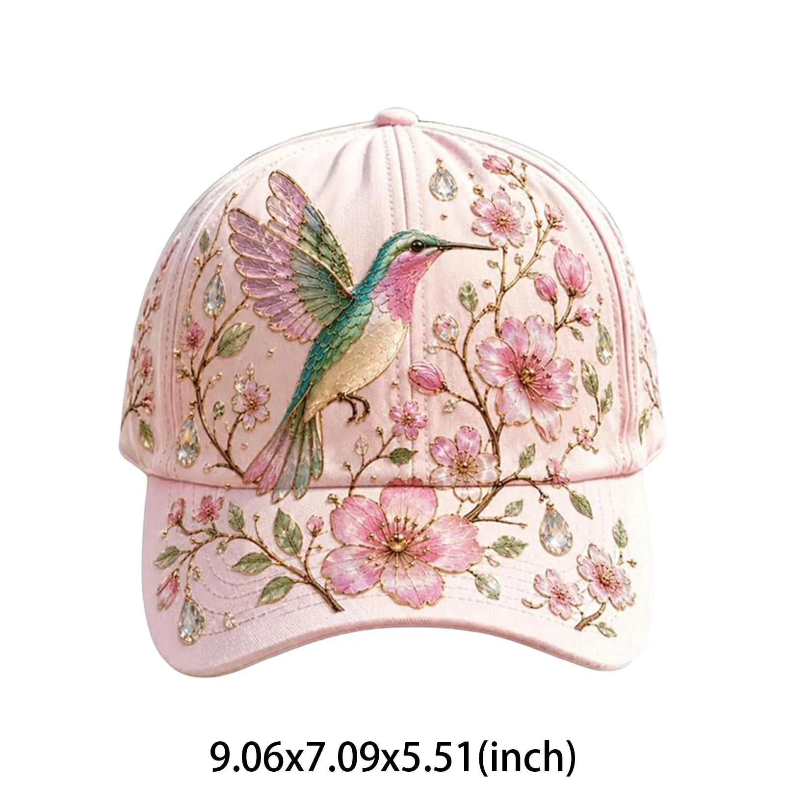 Garden Morning Baseball Cap Adjustable Baseball Hat Lightweight Breathable Casual Sun Hat for Summer Travel Outdoor Sports Peaceful Pleasures Health and Wellness
