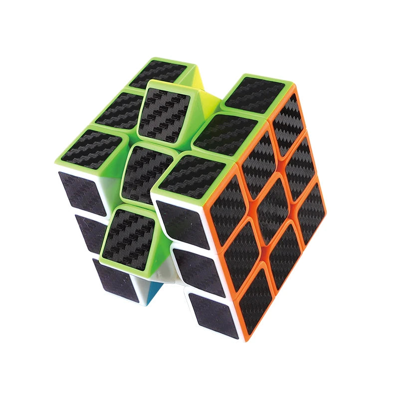 Carbon Fiber Professor's Cube Starry 3X3 4X4 5x5 Speed Puzzle