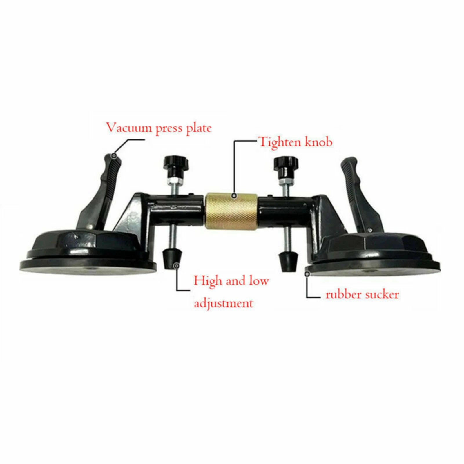 Adjustable Suction Cup Stone Seam Setter Durable And Sturdy Aluminum Alloy And Rubber Designed To Pull Two Flat Surfaces Or Peaceful Pleasures Health and Wellness