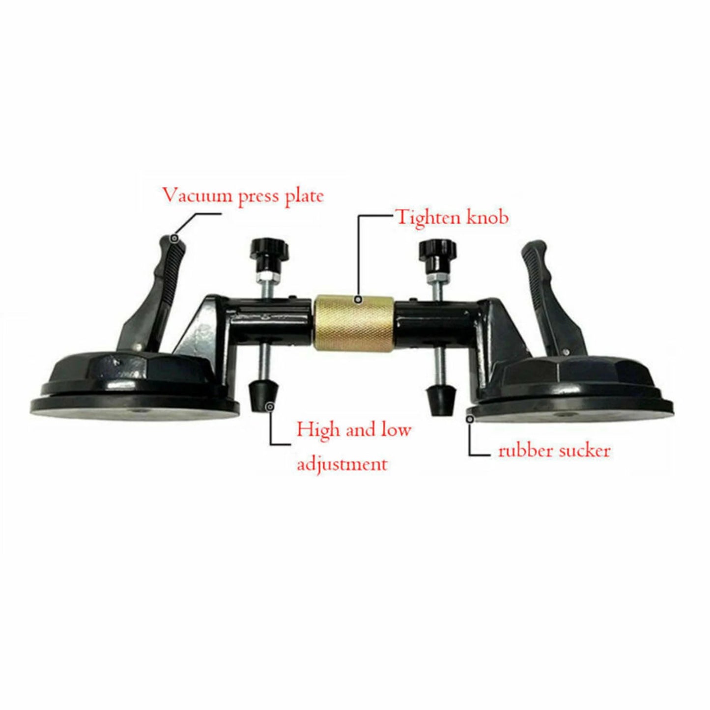 Adjustable Suction Cup Stone Seam Setter Durable And Sturdy Aluminum Alloy And Rubber Designed To Pull Two Flat Surfaces Or Peaceful Pleasures Health and Wellness