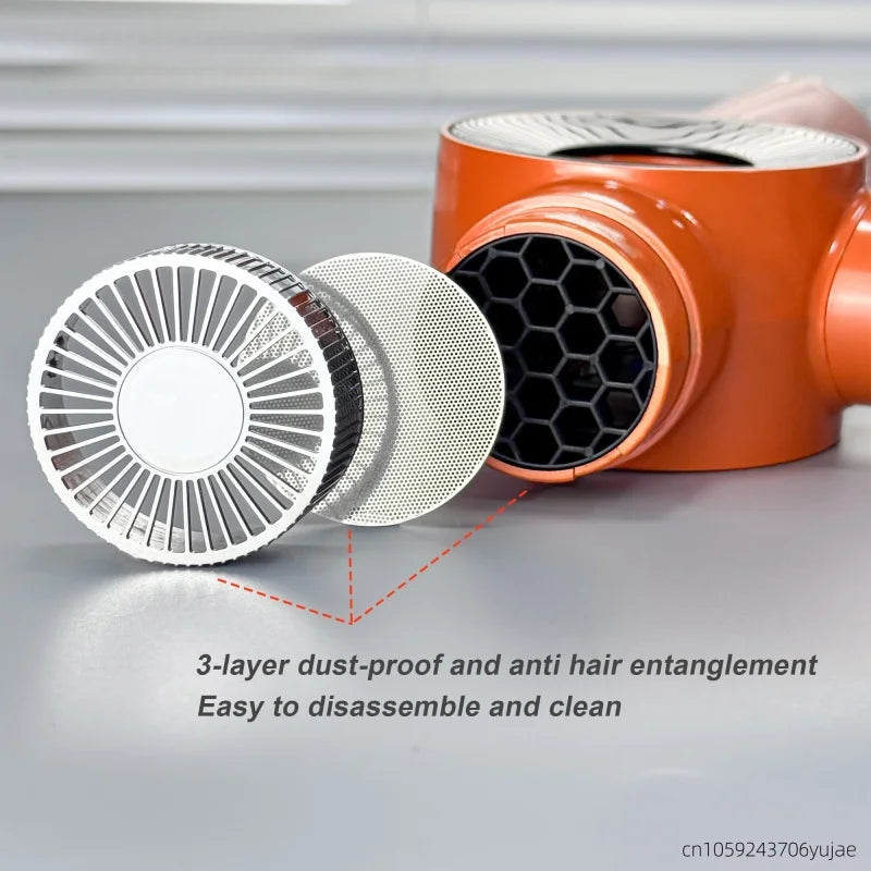 2026 High-Speed Bladeless Hair Dryer With A Rotational Speed Of 120,000 Rpm, Professional Hair Dryer With High Power Peaceful Pleasures Health and Wellness