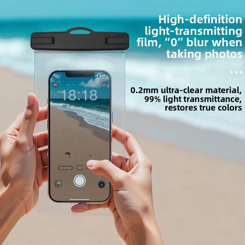phone armbands and pouches waterproof phone pack diving phone case waterproof mobile phone bag transparent pouch for swimming Peaceful Pleasures Health and Wellness