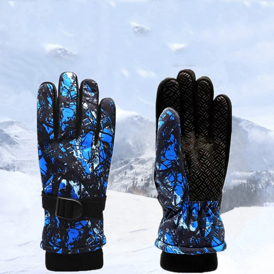Kids Waterproof Ski Mittens | Warm Winter Snow Gloves Ages 7–13 Kids Ski Mittens Peaceful Pleasures Health and Wellness