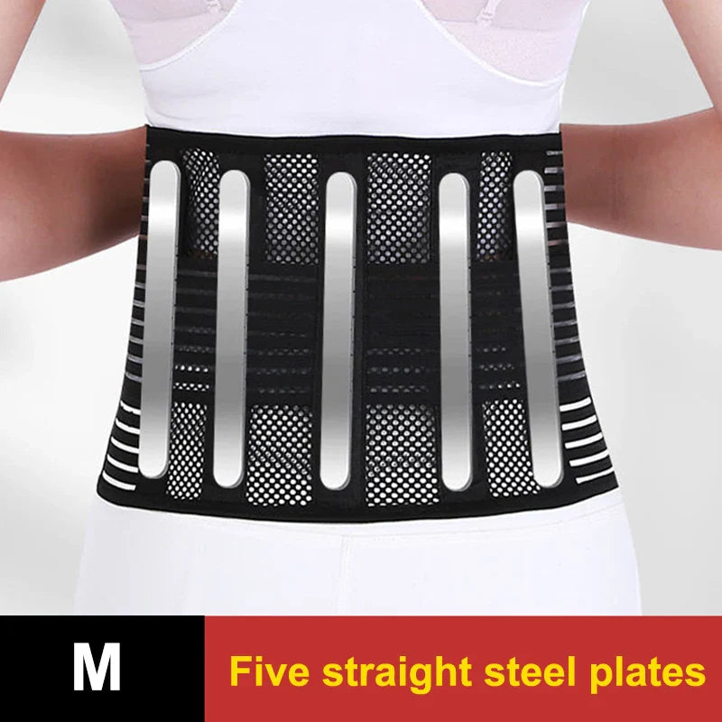 Breathable Lumbar Support Belt with 5 Stays | Men & Women