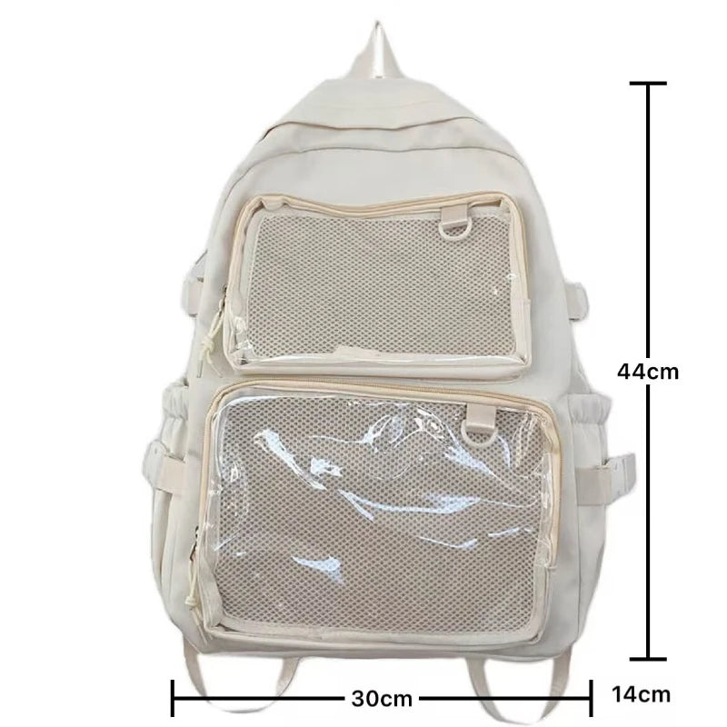 Japanese Ita Bag Transparent Backpack | Anime Pin Display