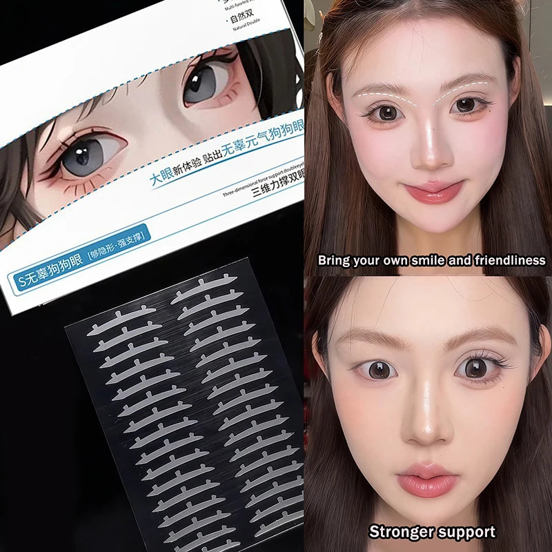 3D Invisible Double Eyelid Tape – 224 Waterproof Stickers