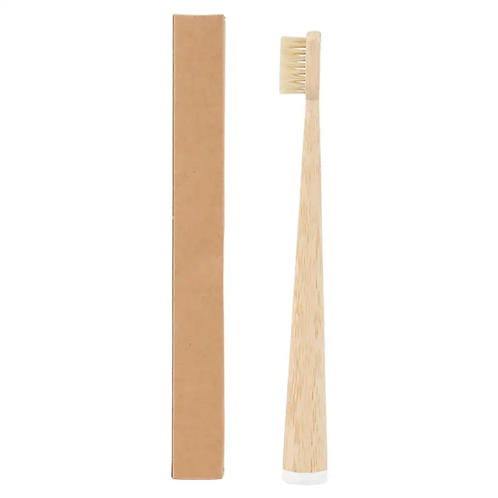 Natural Bamboo Toothbrush – Soft Bristles, Plastic-Free