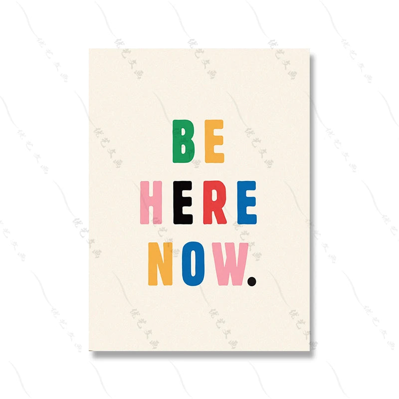 Feminist Rainbow Motivational Canvas Wall Art Print | Girl Power