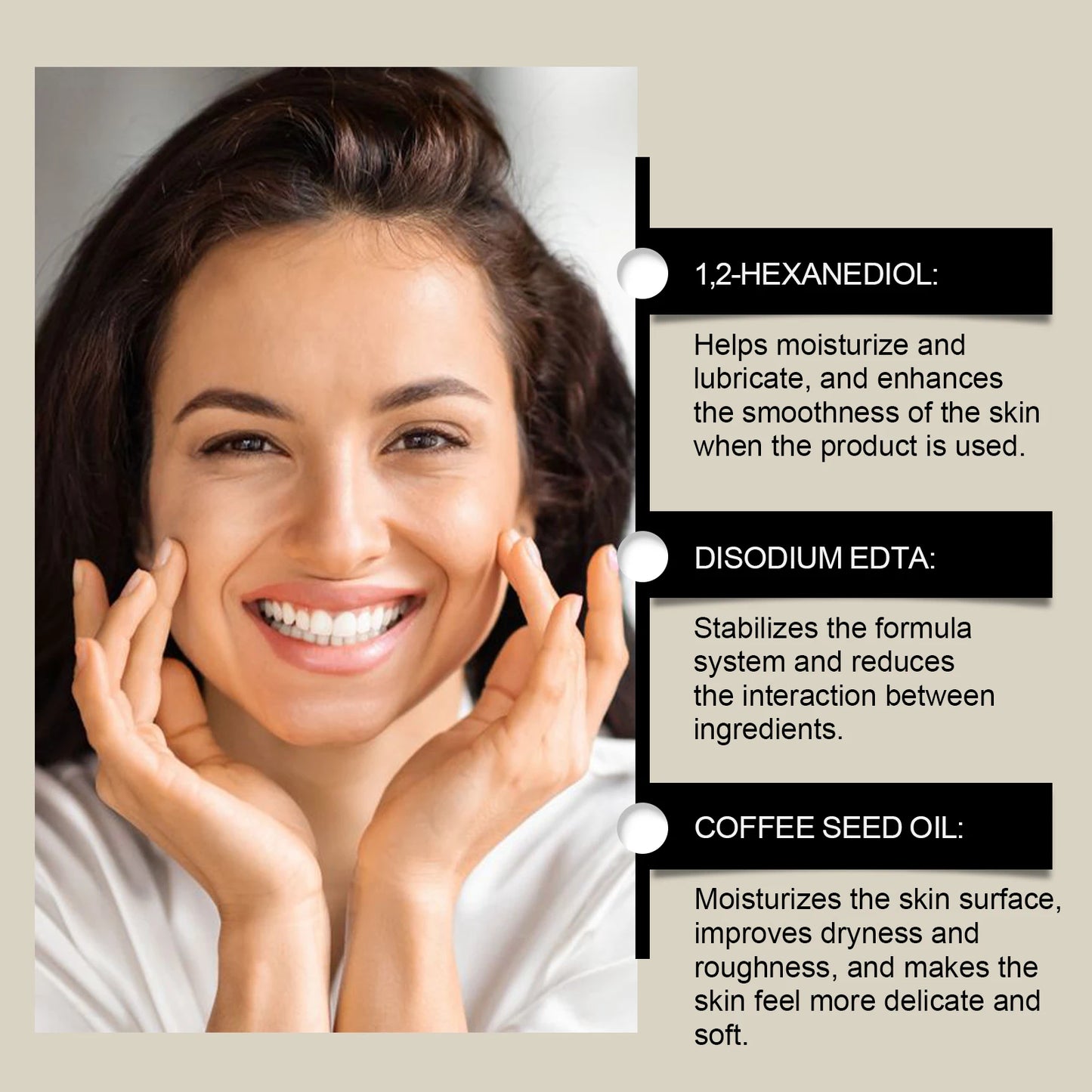 Brightening Hydrating Facial Serum with Coffee Seed Oil 30ml