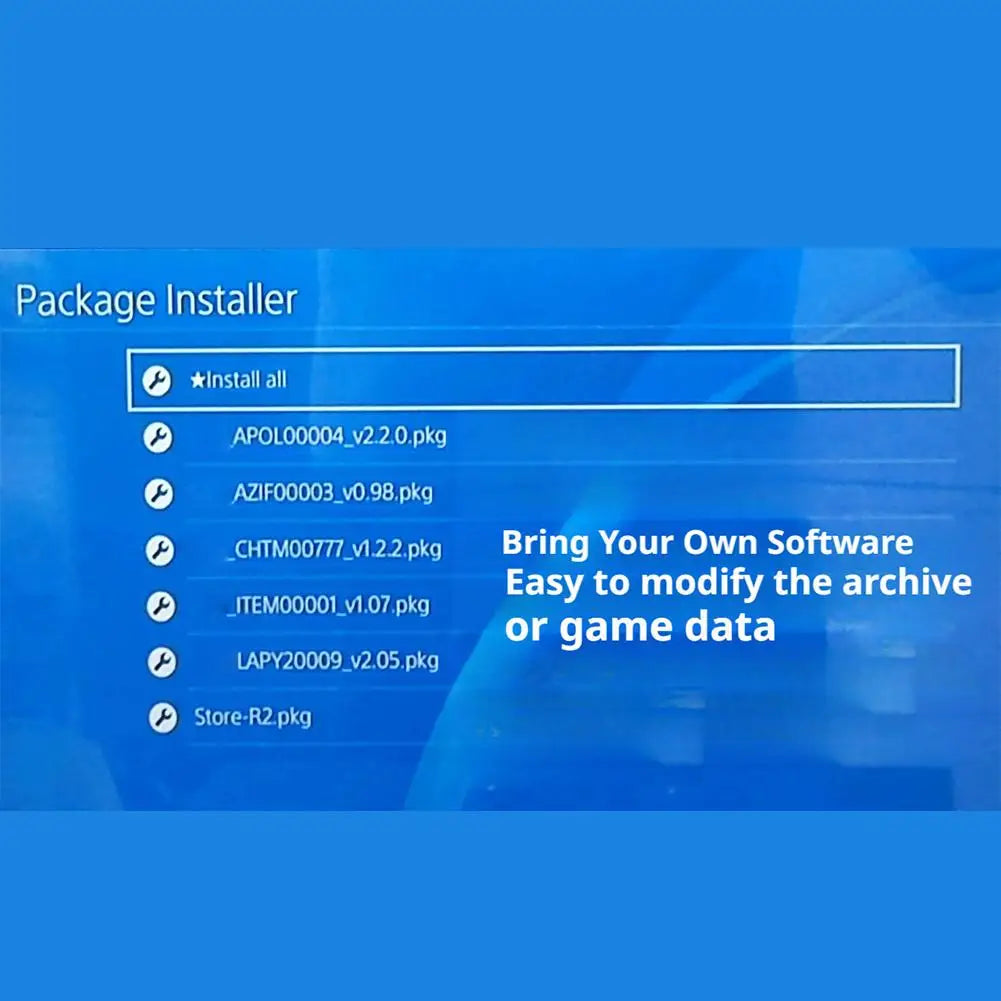 For ps4 Game Blu-ray Disc - Advanced Bootable CD for Firmware 9.0-12.02 Premium Quality Blu-ray Disc 1Set Peaceful Pleasures Health and Wellness