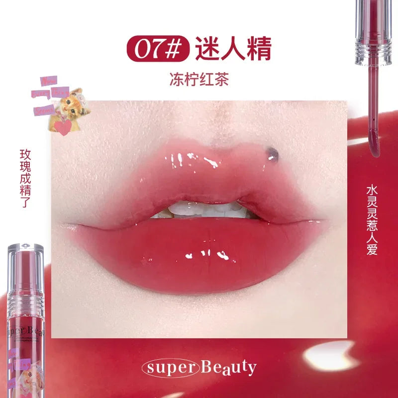 FLORTTE Lip Gloss Serum Oil – Hydrating & Nourishing Lip Tint