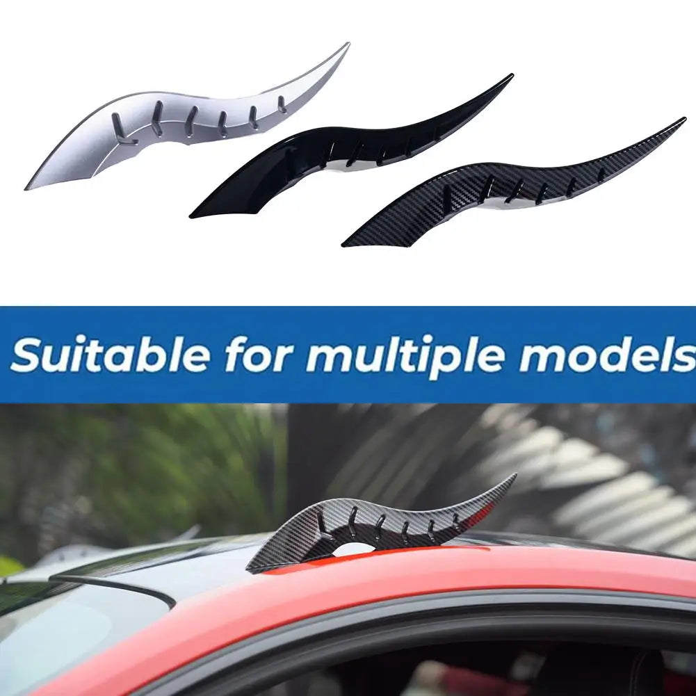 3D Dragon Devil Horn Car Roof Sticker | Halloween Auto Decor
