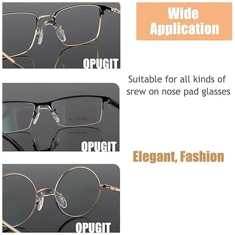 U Shaped Eyeglass Nose Pads 5 8PCS Universal Anti Slip for Sunglasses Replacement Nosepad Eyewear Accessories Peaceful Pleasures Health and Wellness