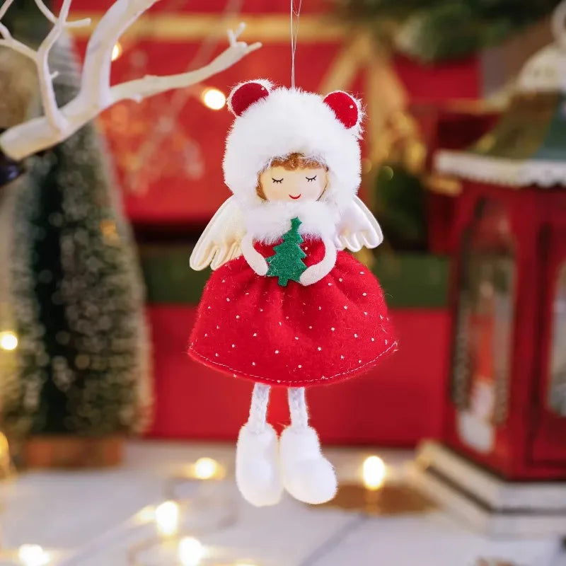 Angel Girl Christmas Tree Ornament – Cute Xmas Pendant Gift
