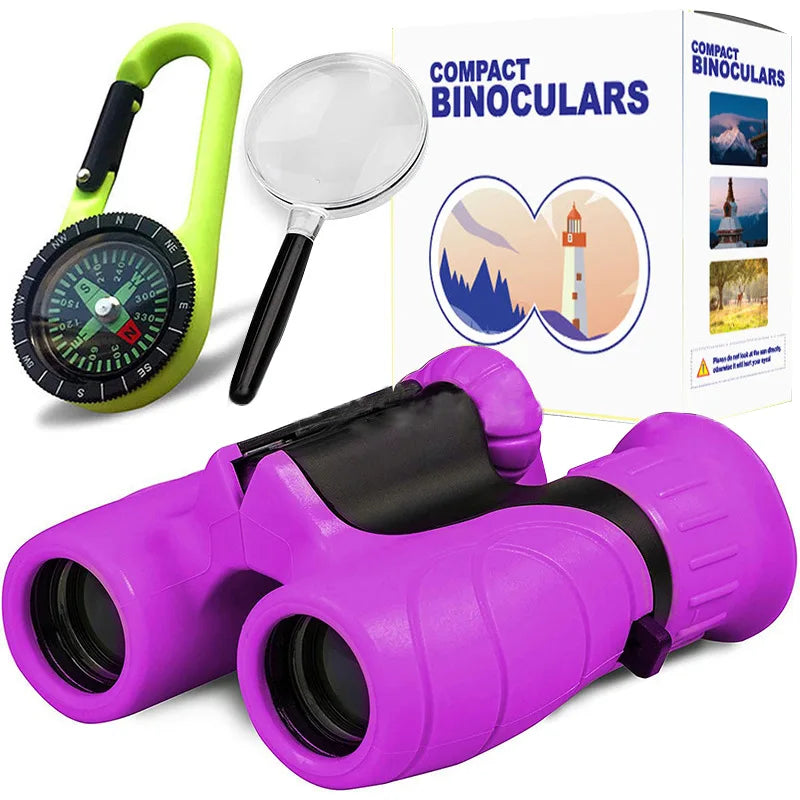 8X21Mm Kid Binocular Telescopes Children Educational Folding Telescope Outdoor Bird Watching Optics Telescope for Camping Peaceful Pleasures Health and Wellness 3
