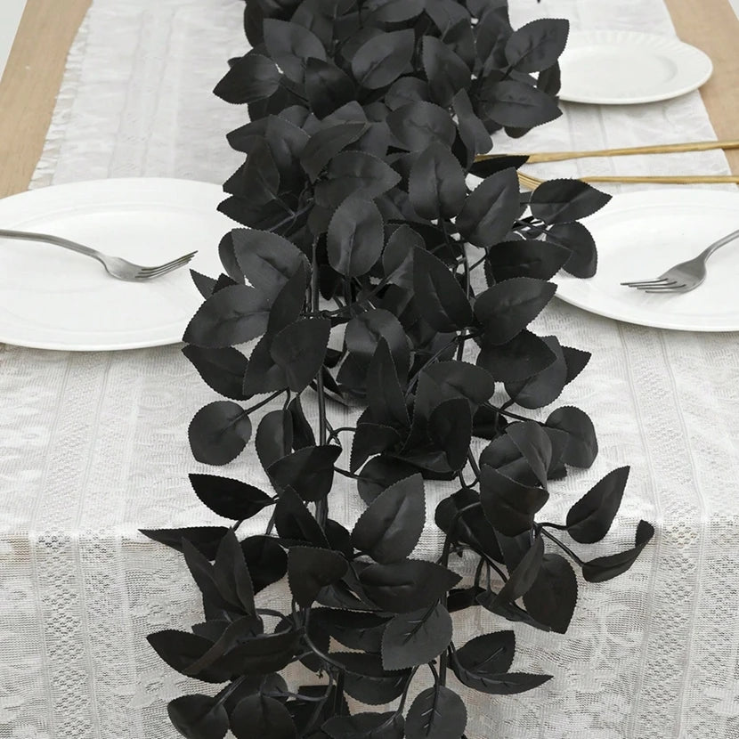 Artificial Vine Rattan Leaves | Wedding, Halloween & Home Decor