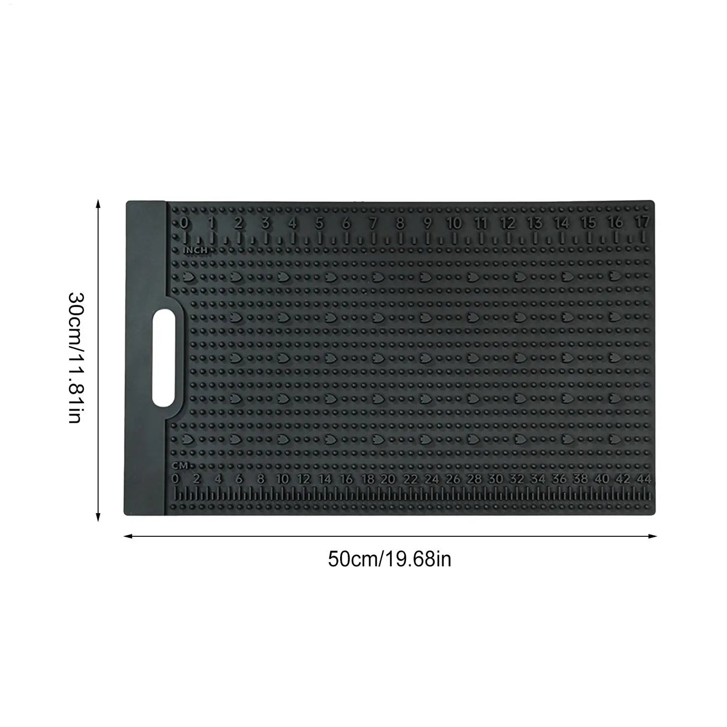 Fish Fillet Mat Anti-slip Texture with Measuring Scale Fish Filleting Pad for Anglers Fishermen Fish Cutting Board Easy to Clean Peaceful Pleasures Health and Wellness