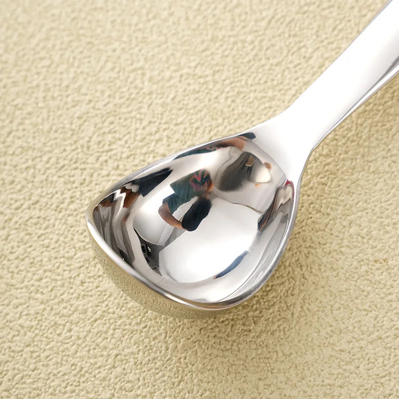 New 304 Stainless Steel Ice Cream Scoop Thickened Hollow Handle Fruit Scoops Household Ice Cream Scoop Practical Kitchen Tools Peaceful Pleasures Health and Wellness