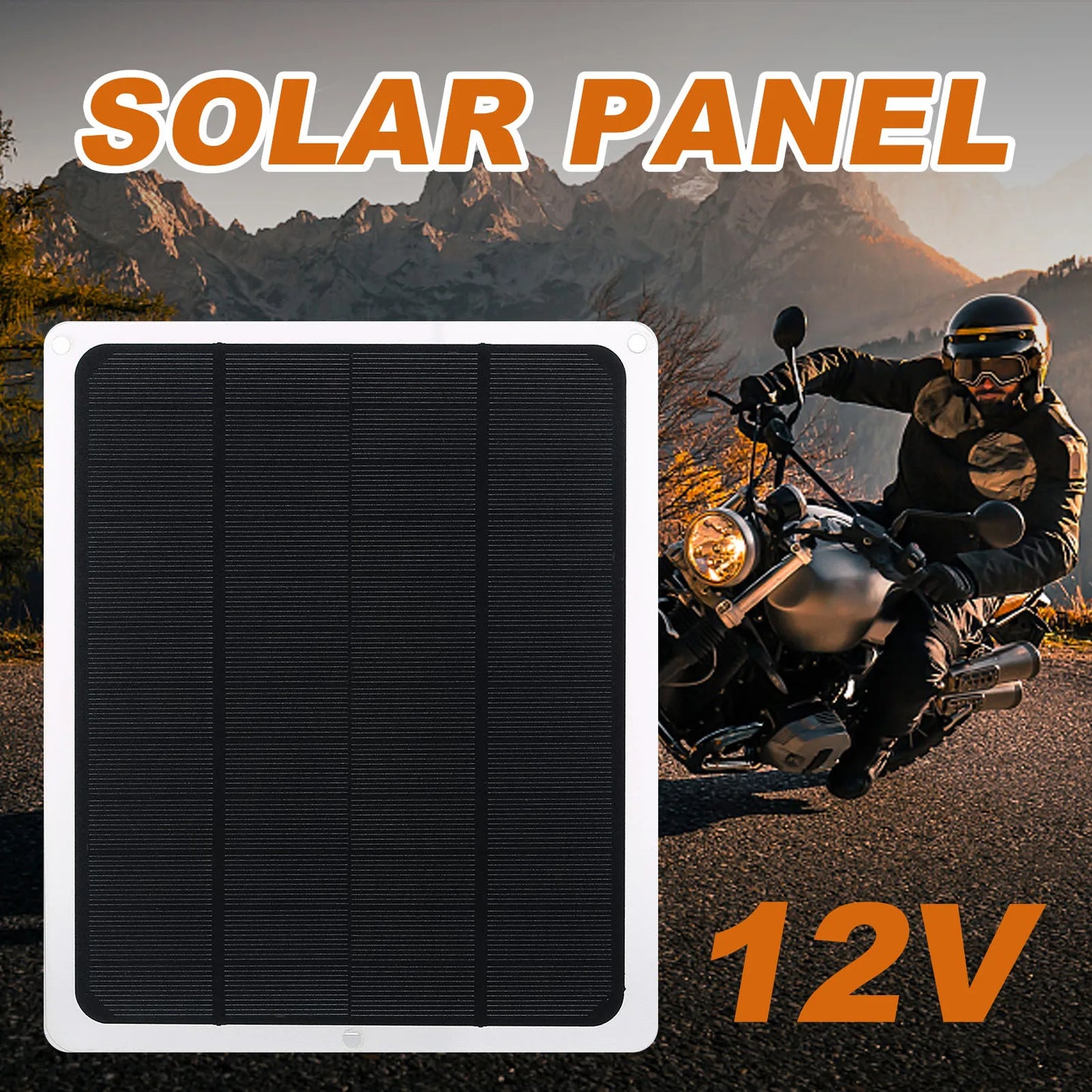 KKMOON 20W 12V Waterproof Solar Battery Trickle Charger Maintainer