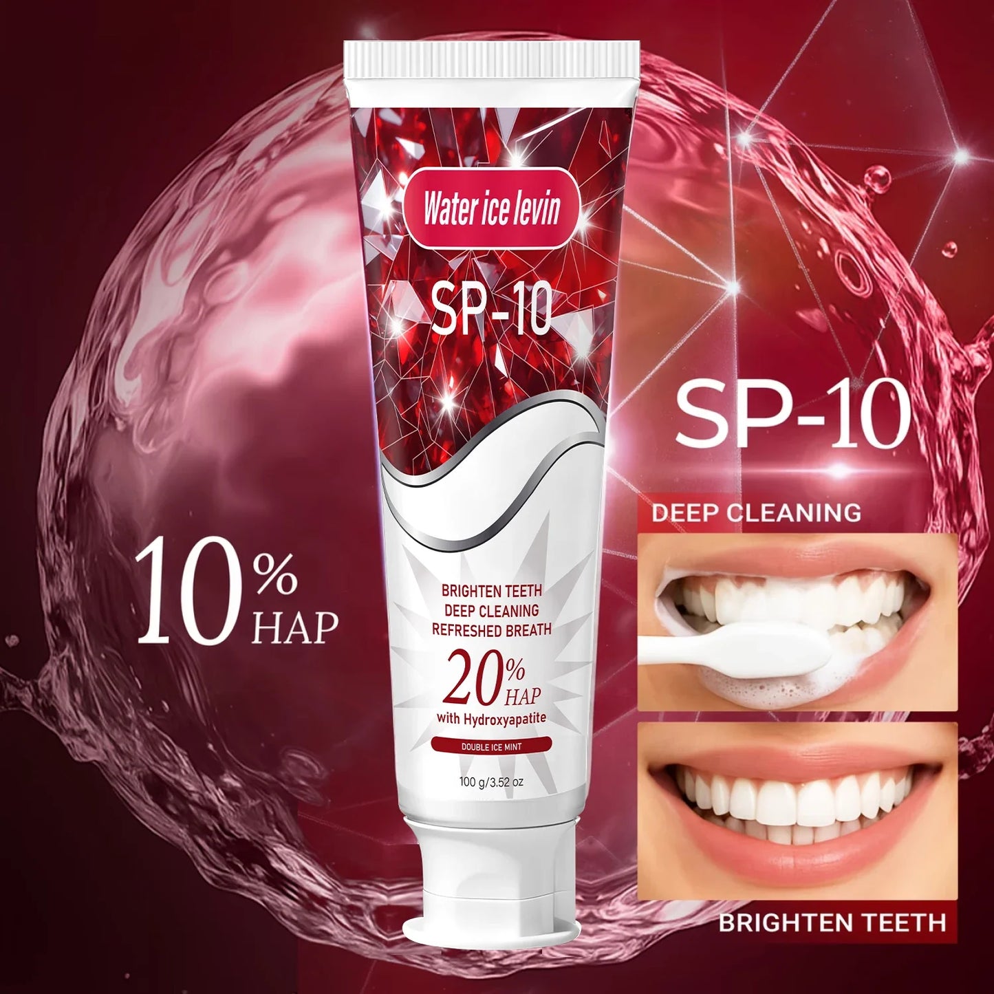 20% Hydroxyapatite Toothpaste – Deep Clean & Whitening Mint