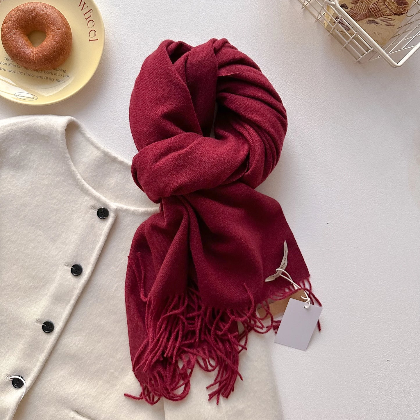 Women's Long Knit Winter Scarf – Shawl Wrap & Pashmina