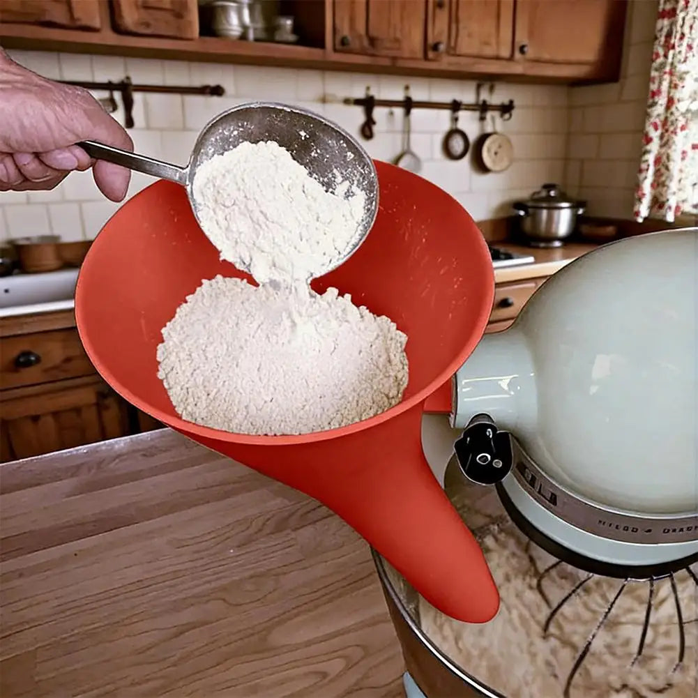 Stand Mixer Flour Funnel for 5-Qt KSM150 – No-Spill Pouring