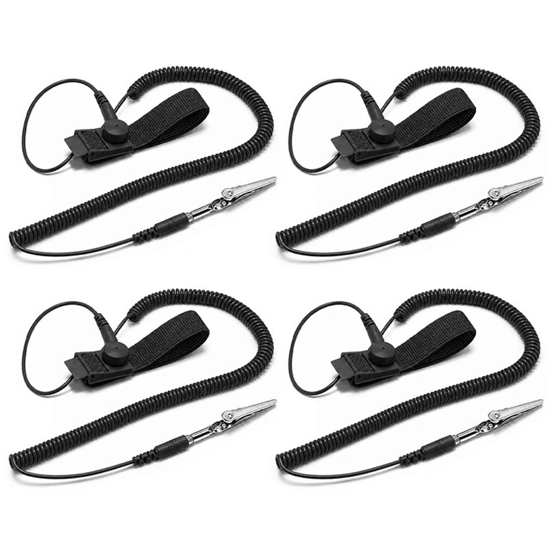 Anti-Static ESD Wrist Strap Grounding Band with Alligator Clip