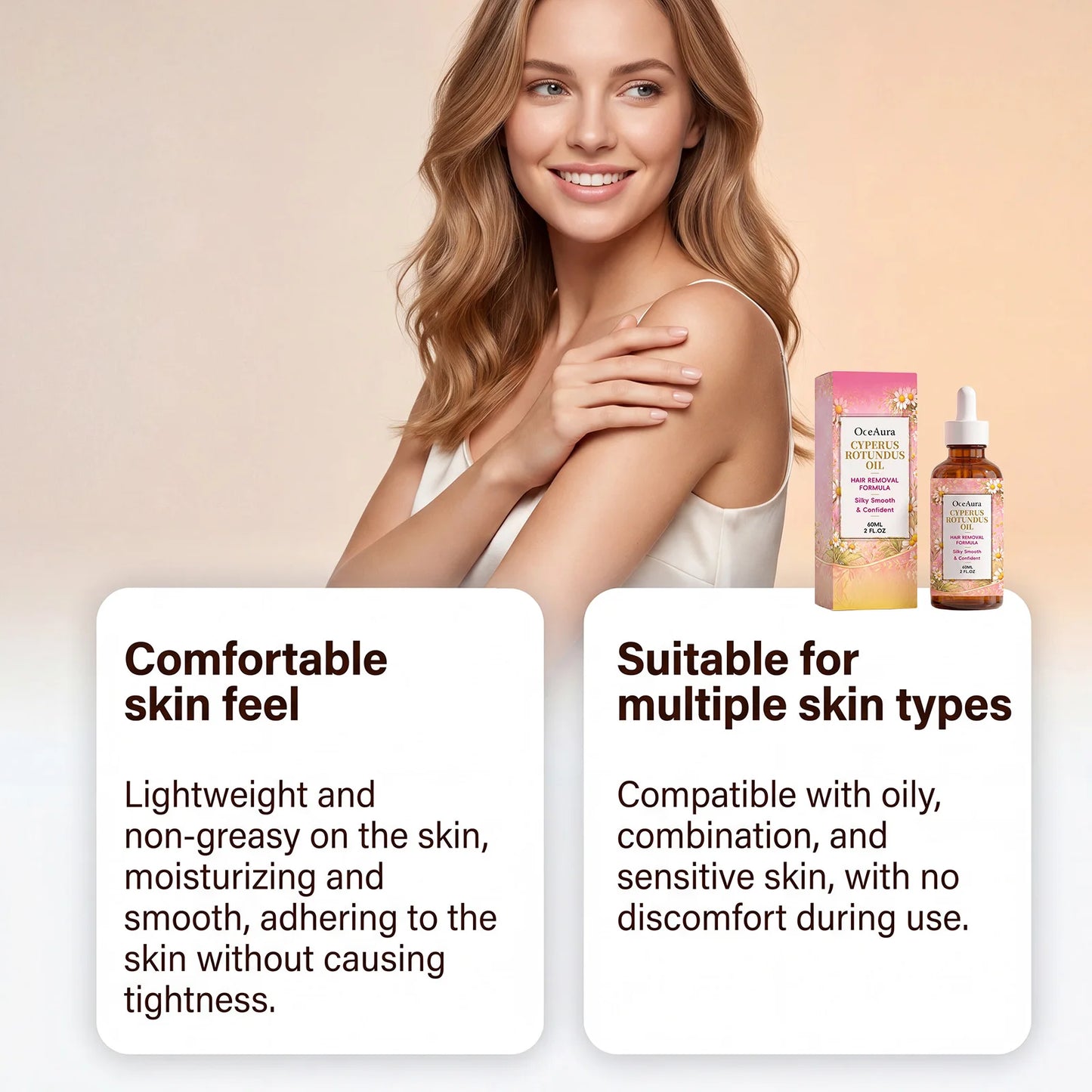 Cyperus Rotundus Hair Inhibitor Oil – Post Removal Skin Care